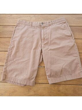 J Crew Shorts Mens 33 Khaki Mercantile Flex Chino Casual Golf Lightweight Shorts